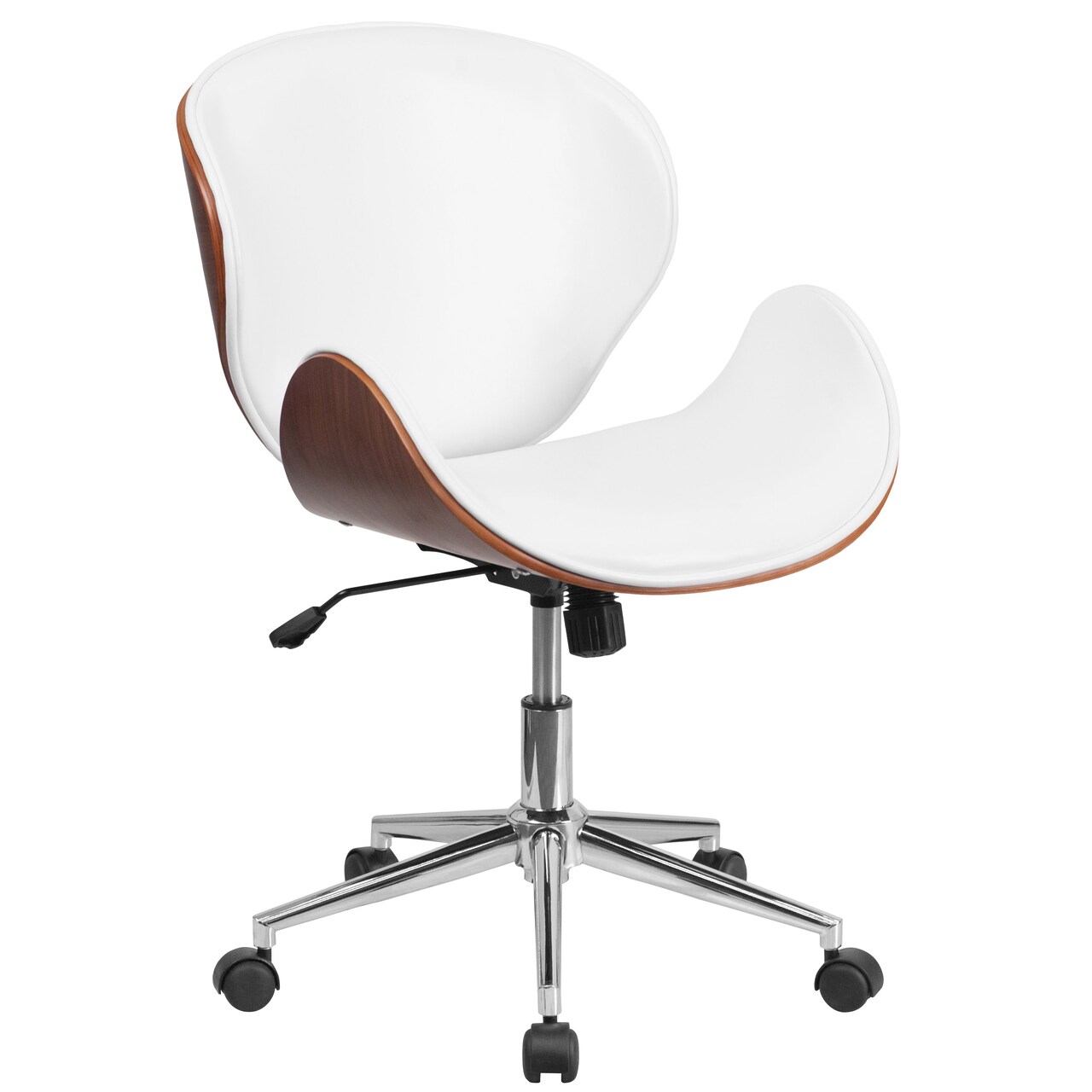 Merrick Lane Roisin Office Chair Mid-Back Ergonomic Executive Swivel Office Chair With Tilt-Lock and Tilt Tension Controls